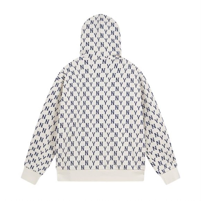 mlb 후드 맨투맨 한조 가을겨울 신상품 빈티지 레트로 ny 풀 프린팅 캐주얼 트렌디한 남녀 디자인의 카디건 아우터입니다