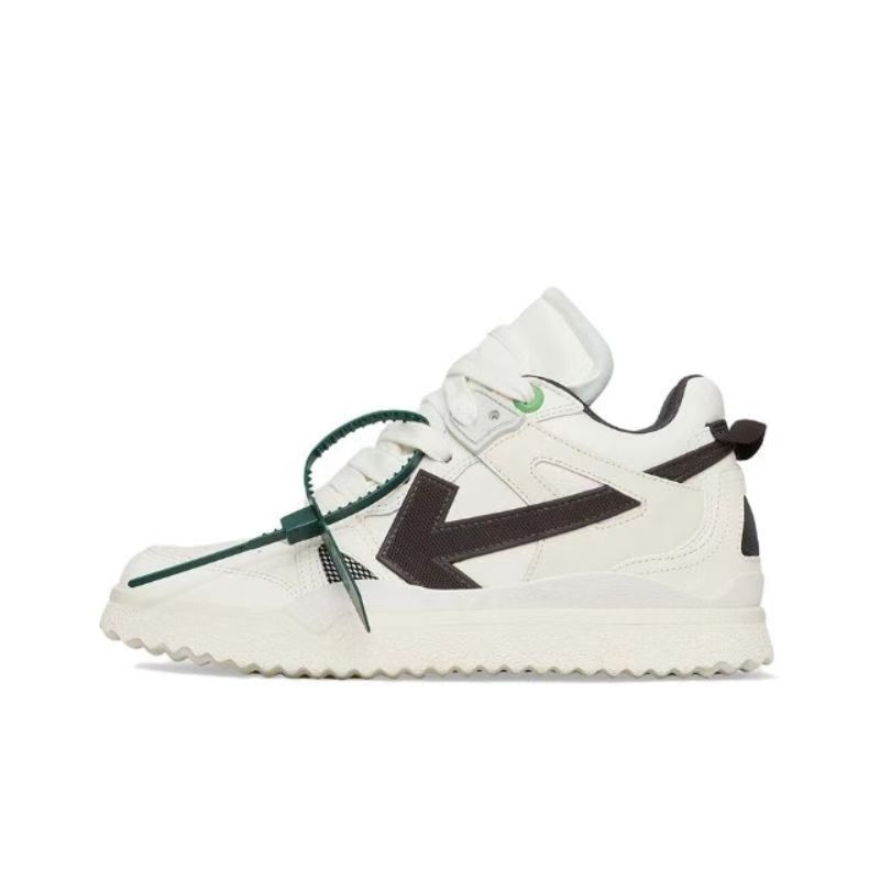 2025off 화살표 패턴 로보 스케이트 캐주얼 커플 화이트 스니커즈