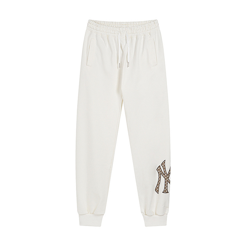 mlb 맨투맨 하이 버전 가을 겨울 신상품 빈티지 레트로 알파벳 로고 프린트의 캐주얼 남녀 조커 팬츠입니다