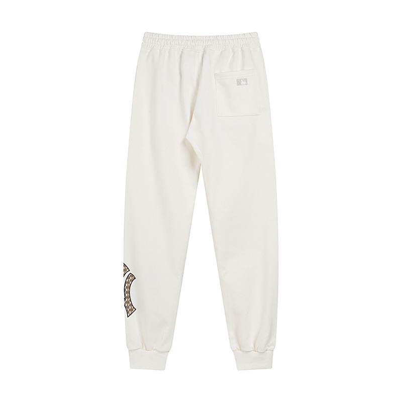 mlb 맨투맨 하이 버전 가을 겨울 신상품 빈티지 레트로 알파벳 로고 프린트의 캐주얼 남녀 조커 팬츠입니다