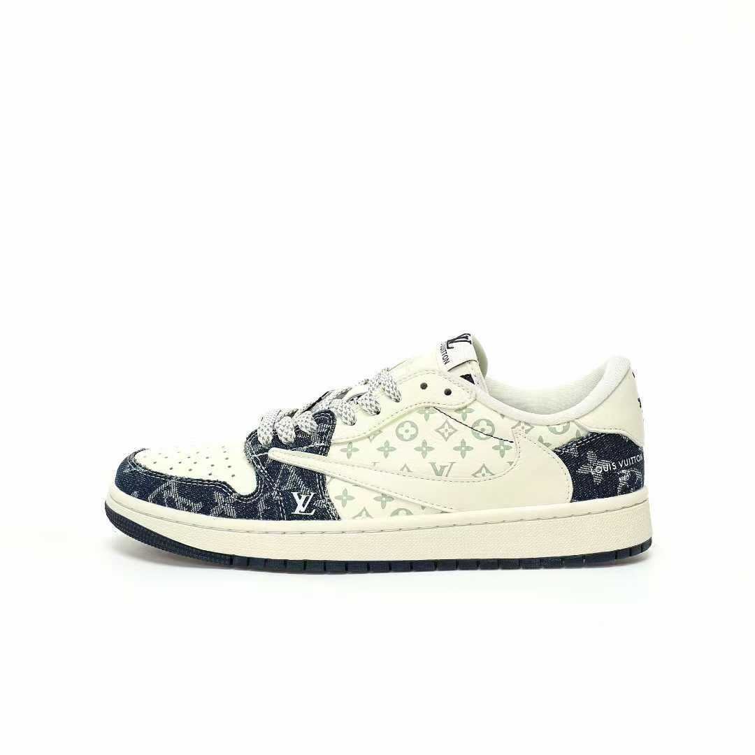 aj1로우 컷 번개가시 다스 후지와라 모카 농구화 조 1 남녀 스니커즈