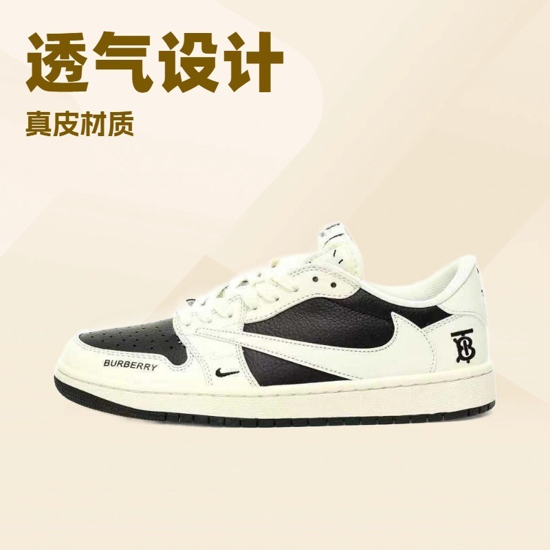 aj1로우 컷 번개가시 다스 후지와라 모카 농구화 조 1 남녀 스니커즈