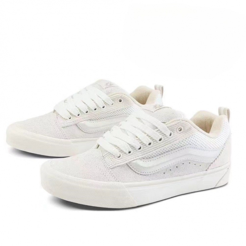 밴스 빵 슈즈 knuskool 큰 로고 스웨이드