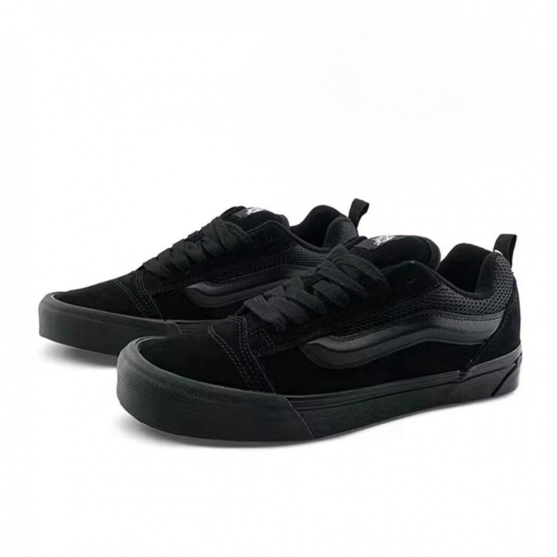 밴스 빵 슈즈 knuskool 큰 로고 스웨이드