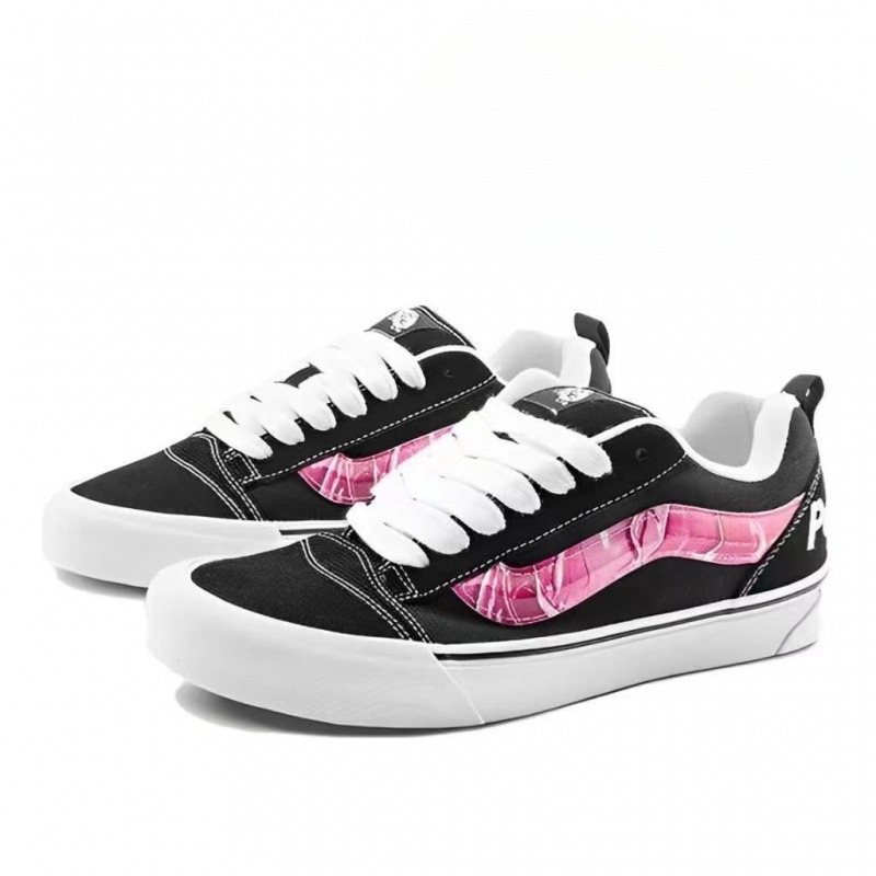 밴스 빵 슈즈 knuskool 큰 로고 스웨이드