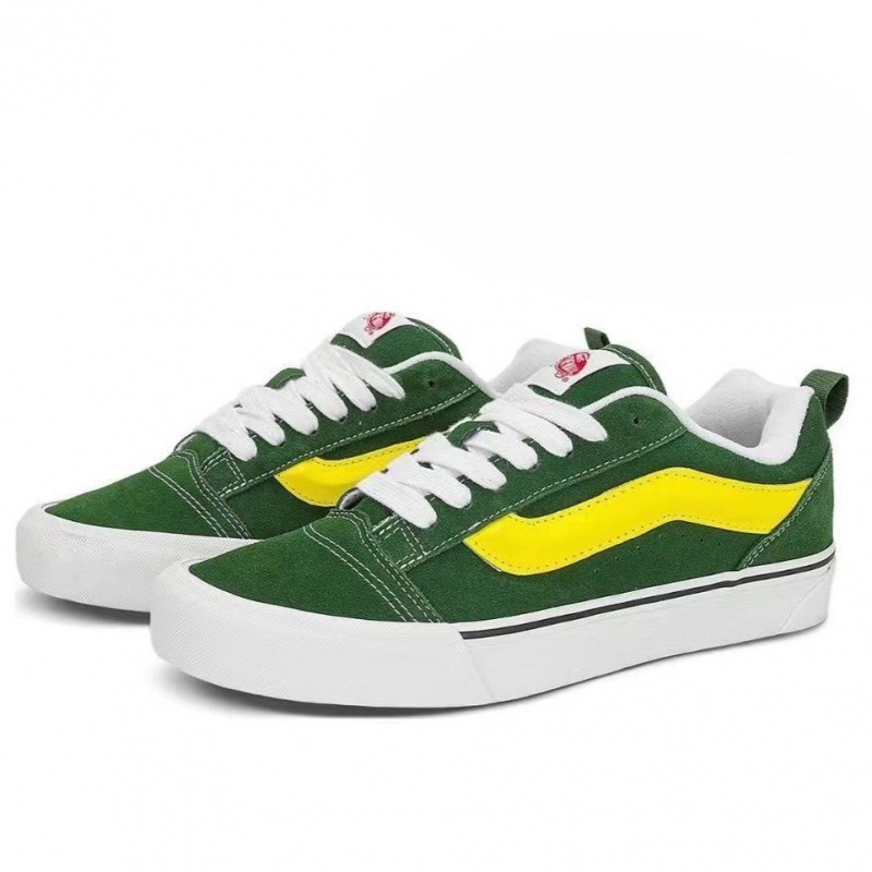 밴스 빵 슈즈 knuskool 큰 로고 스웨이드