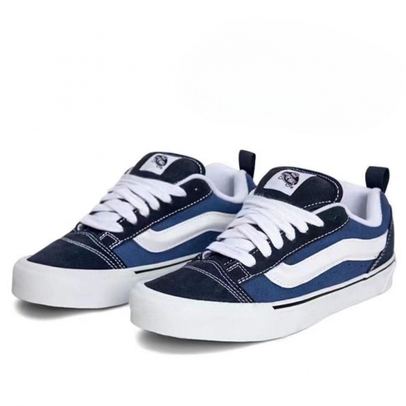 밴스 빵 슈즈 knuskool 큰 로고 스웨이드