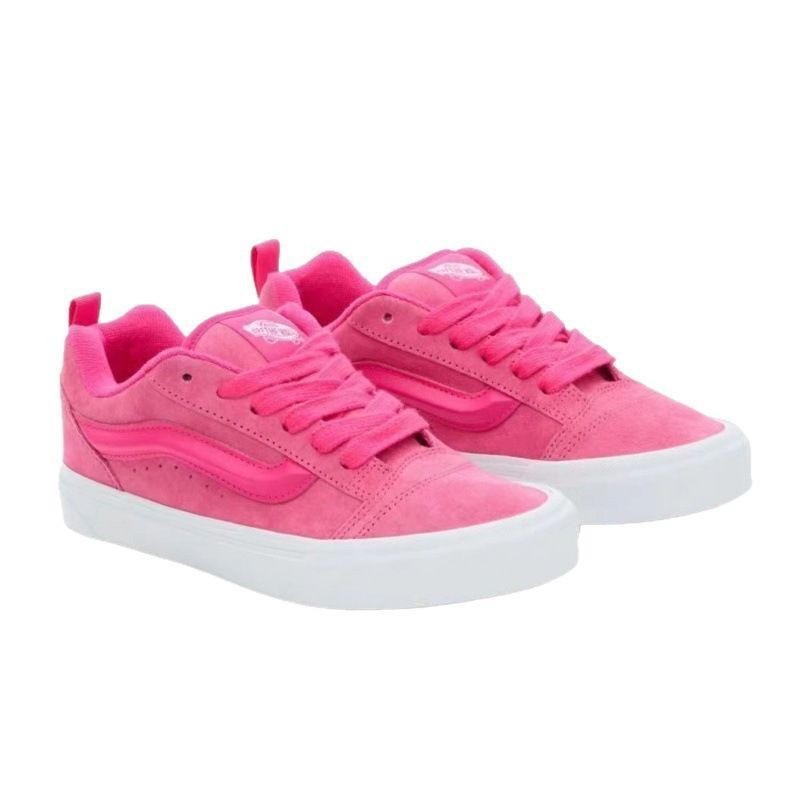 밴스 빵 슈즈 knuskool 큰 로고 스웨이드