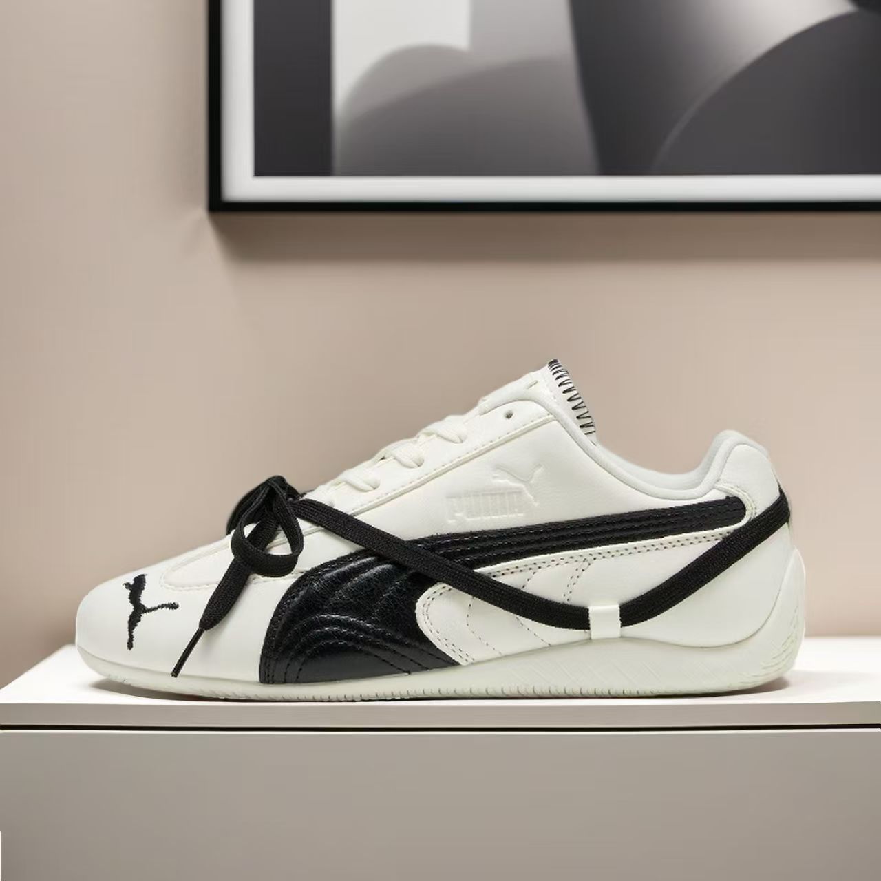 남자, 여자의 복고 캐주얼한 ootd 스니커즈를 신어, 로즈 박채영