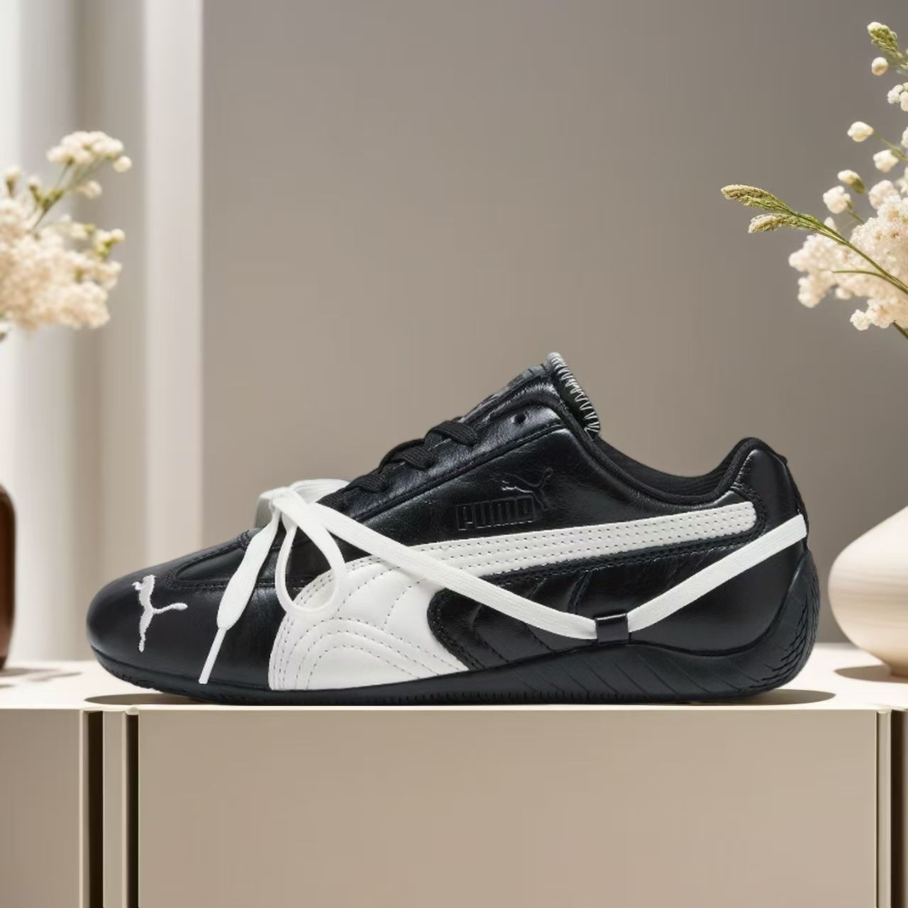 남자, 여자의 복고 캐주얼한 ootd 스니커즈를 신어, 로즈 박채영