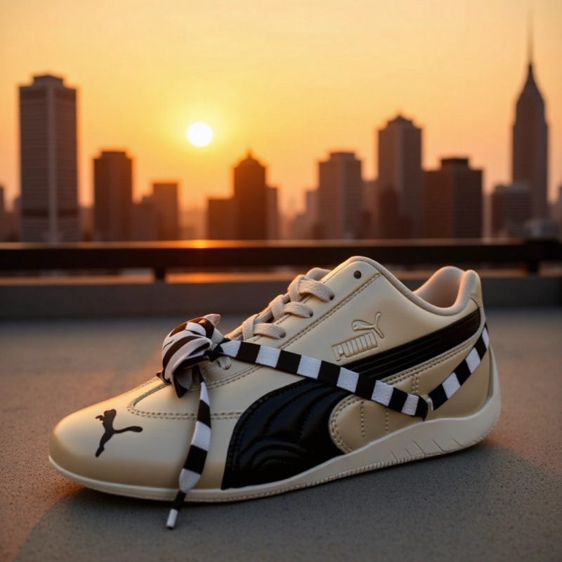 남자, 여자의 복고 캐주얼한 ootd 스니커즈를 신어, 로즈 박채영