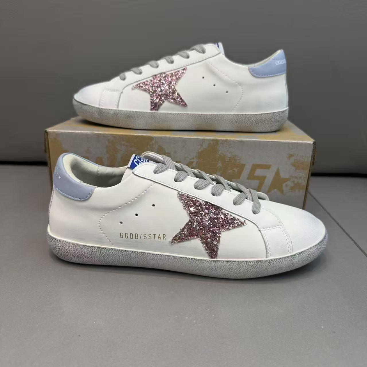 신상 빈티지 ggdb 속 키높이 별 커플 티슈즈 레게릭 캐주얼 리얼 가죽 어디에나 매치할 수 있는 빈티지 코리아입니다