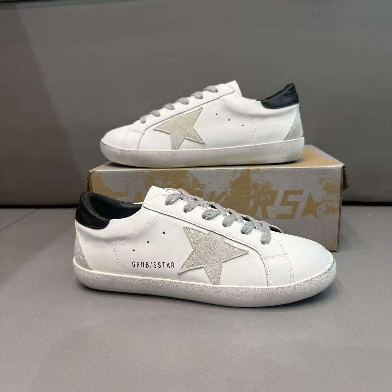 신상 빈티지 ggdb 속 키높이 별 커플 티슈즈 레게릭 캐주얼 리얼 가죽 어디에나 매치할 수 있는 빈티지 코리아입니다