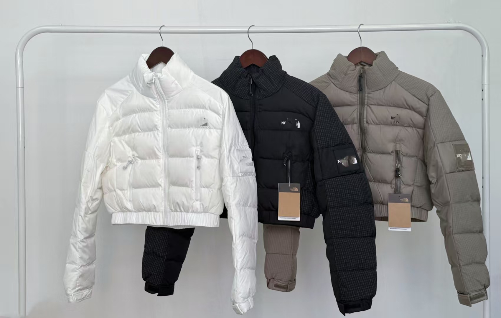 보온 tnf 쇼트 패딩 빵 슈트 여성 코트 하이 가을겨울 n16 캔두 방한