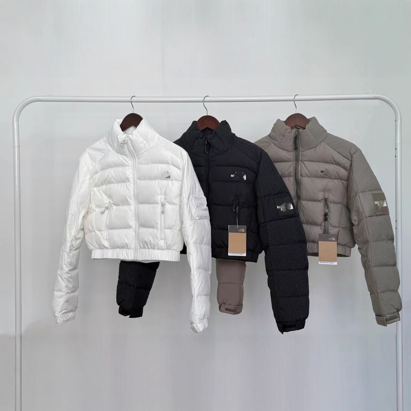 보온 tnf 쇼트 패딩 빵 슈트 여성 코트 하이 가을겨울 n16 캔두 방한