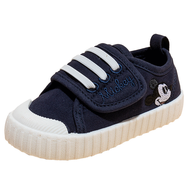 디즈니 디즈니 클래식한 캔버스 키즈 슈즈 부드럽고 캐주얼한 미디움 키즈 슈즈