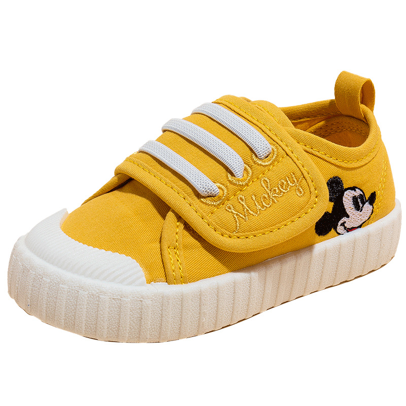 디즈니 디즈니 클래식한 캔버스 키즈 슈즈 부드럽고 캐주얼한 미디움 키즈 슈즈