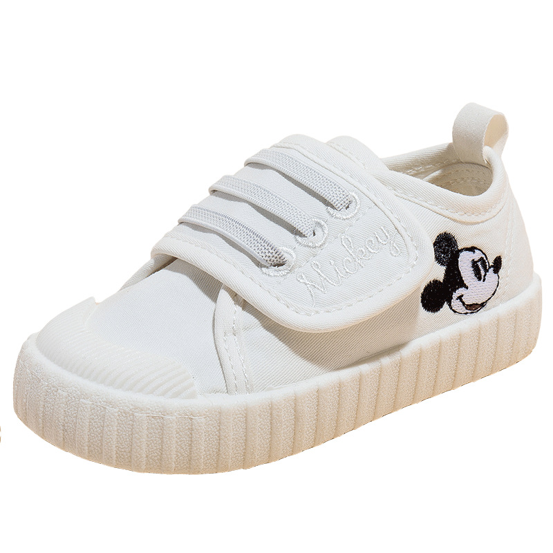 디즈니 디즈니 클래식한 캔버스 키즈 슈즈 부드럽고 캐주얼한 미디움 키즈 슈즈