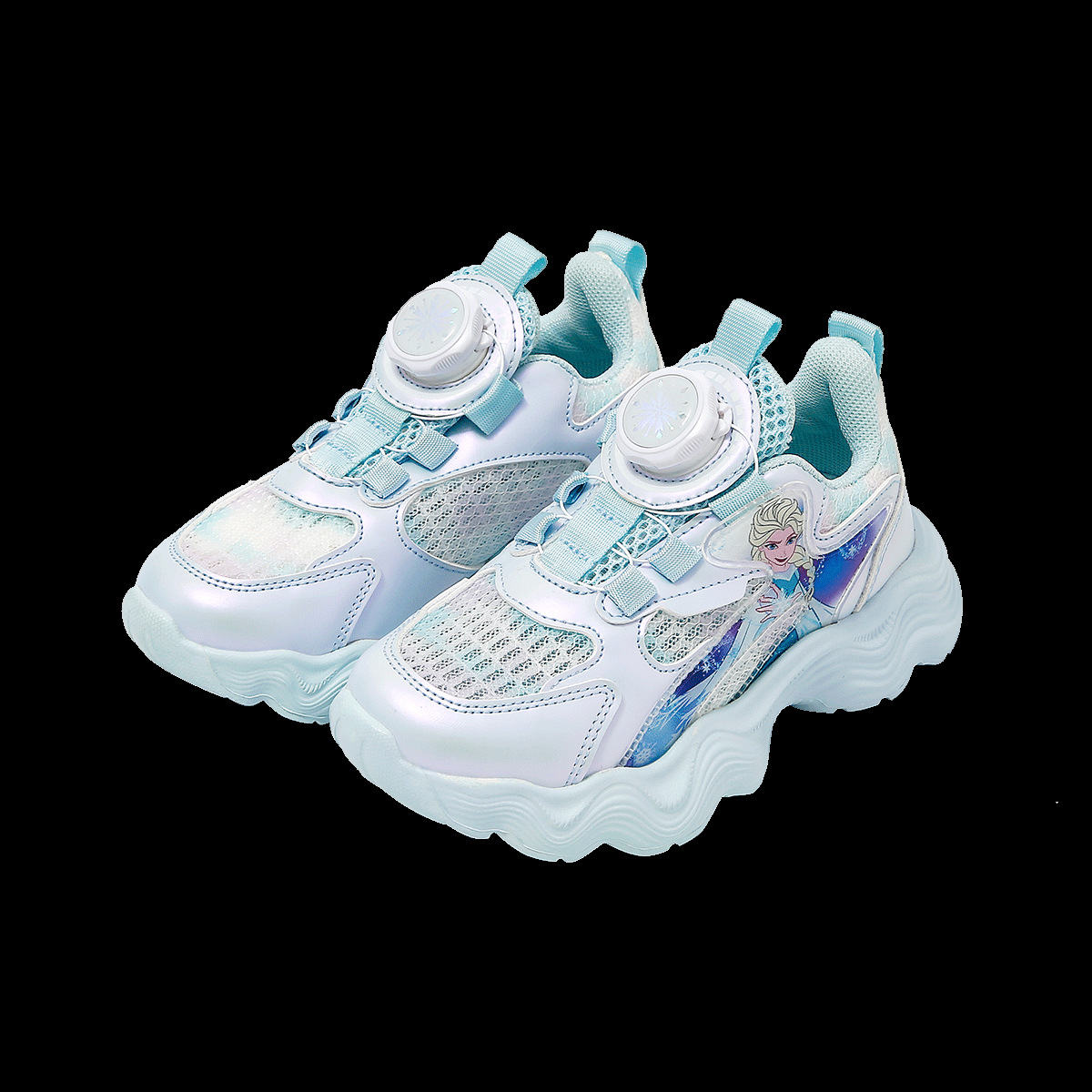 운동화에 대한 디즈니'회전 단추 밀착 발 볼 견 딜 미끄럼 방지 아동 운동화