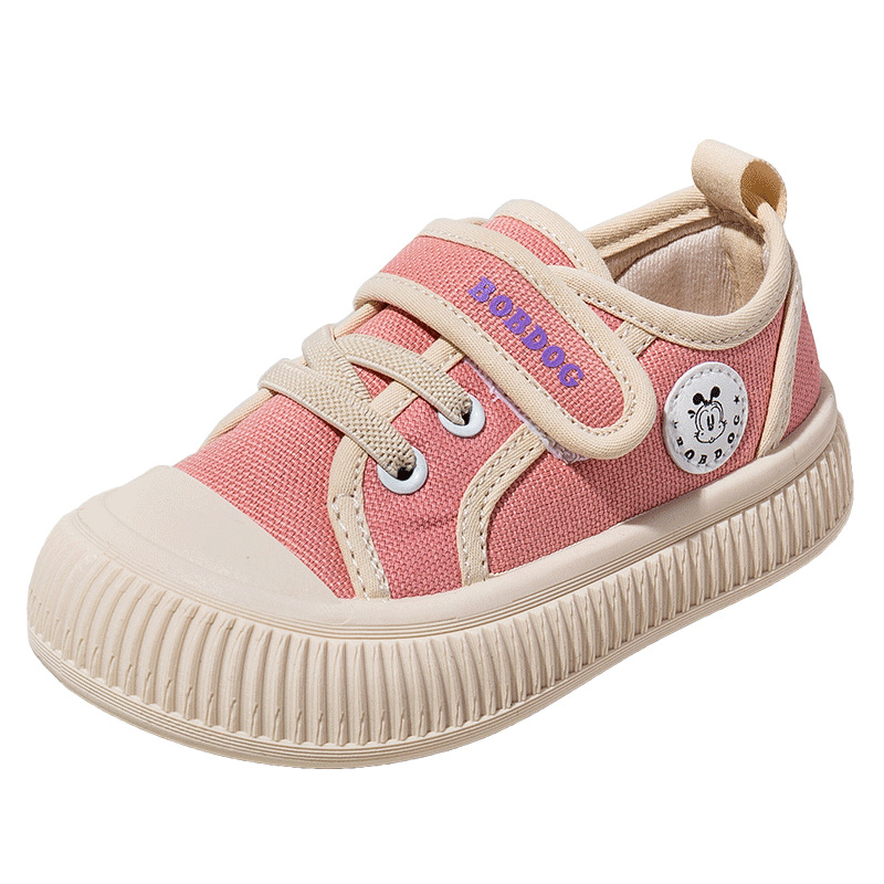 bobdog 베이비 캔버스 신발 바닥이 낮은 가을 슈즈 베이비 스니커즈입니다