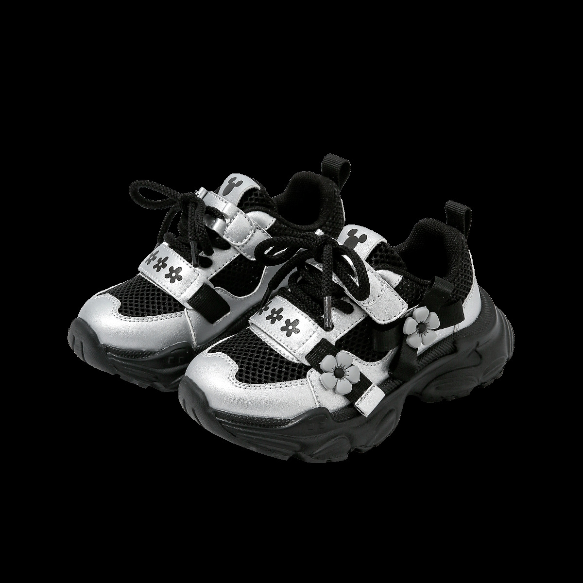 디즈니 미니 걸스 에어 디스커버리 신발 여름 아동용 소프트 솔 레포츠화