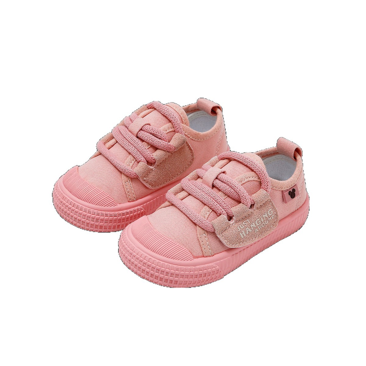 디즈니 미키 남녀 걸음마화 아동 바닥 미끄럼 방지 실내화 발길질 방지 캔버스 신발