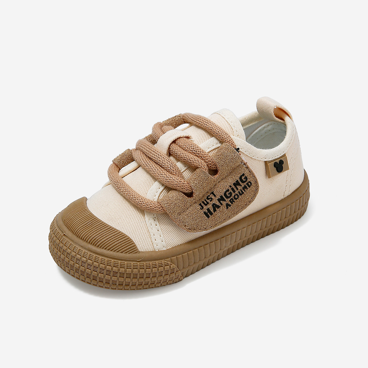 디즈니 미키 남녀 걸음마화 아동 바닥 미끄럼 방지 실내화 발길질 방지 캔버스 신발