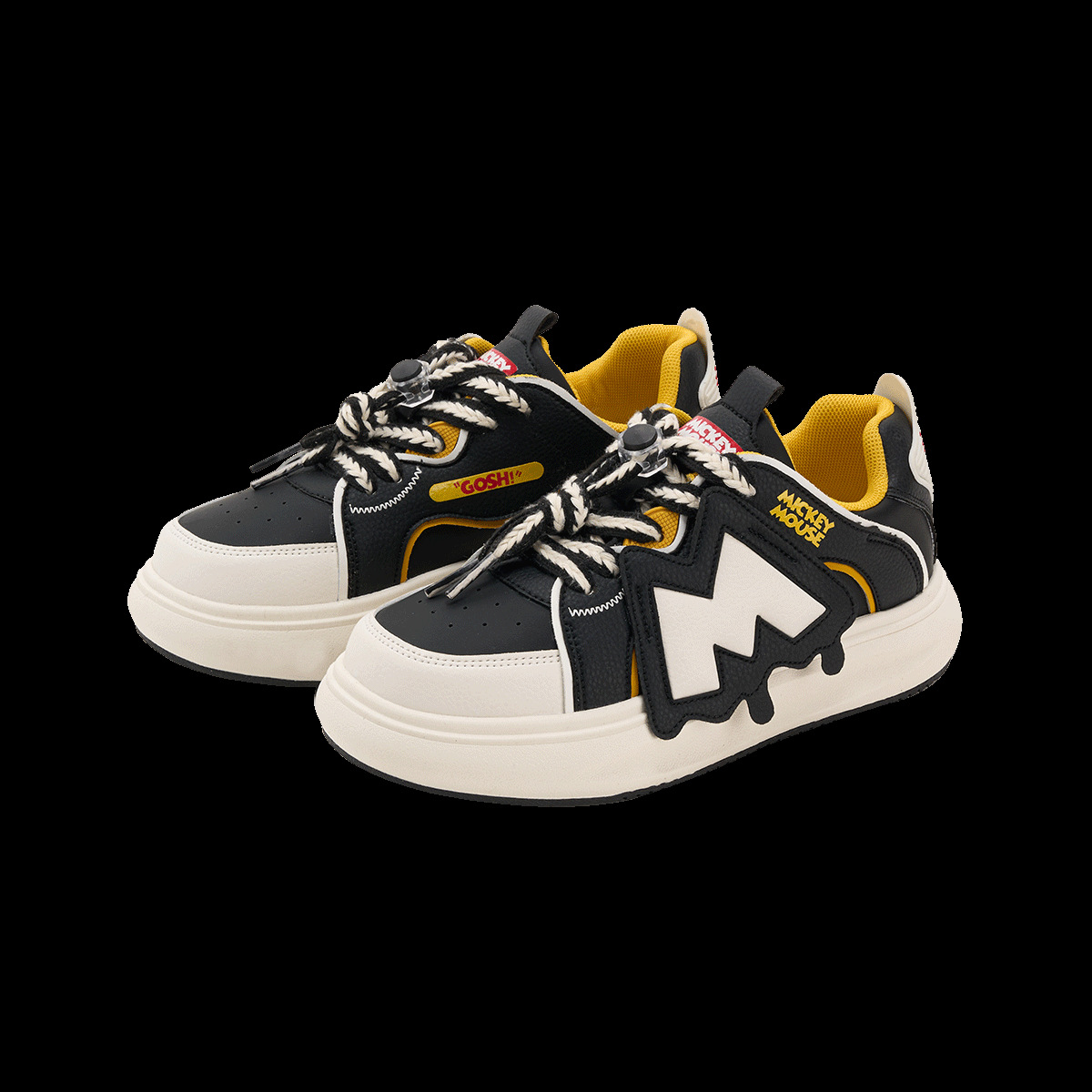 디즈니 디즈니 미키 키즈 캐쥬얼 스니커즈 더블 토스트 소년과 소녀 운동화