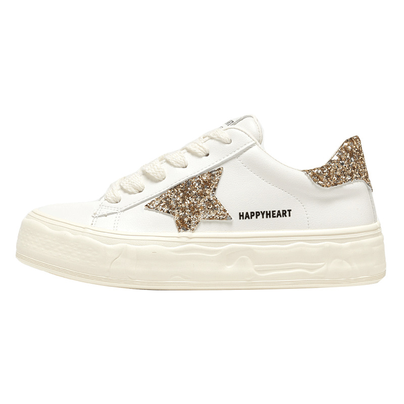 charles charles 화이트 하트 여성화 여름 신상품 캐주얼화 스포츠 캐주얼화