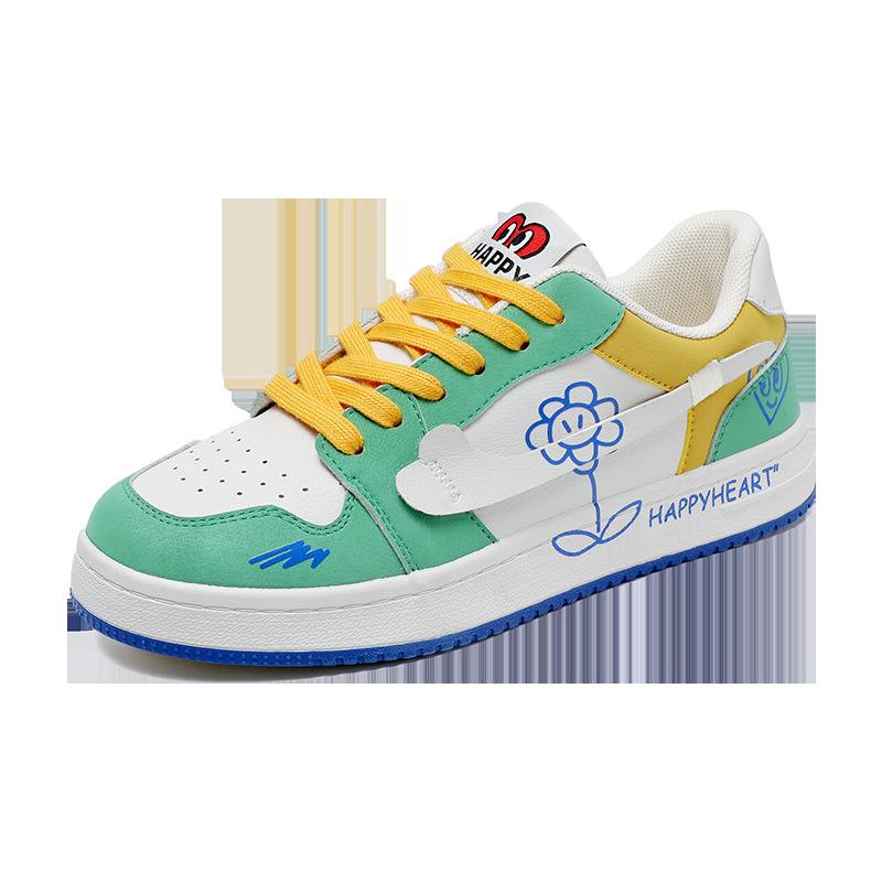 charles charles 도하트 여성용 로프 슈즈 캐주얼한 흰색 스니커즈 한국 여성용 캐주얼화