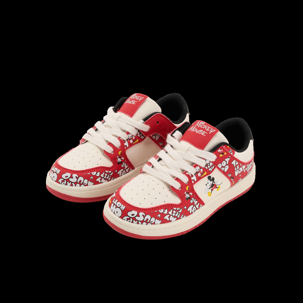 디즈니 키즈 슈즈 봄 클래식 만화 슈즈 키즈 패션 캐주얼 슈즈