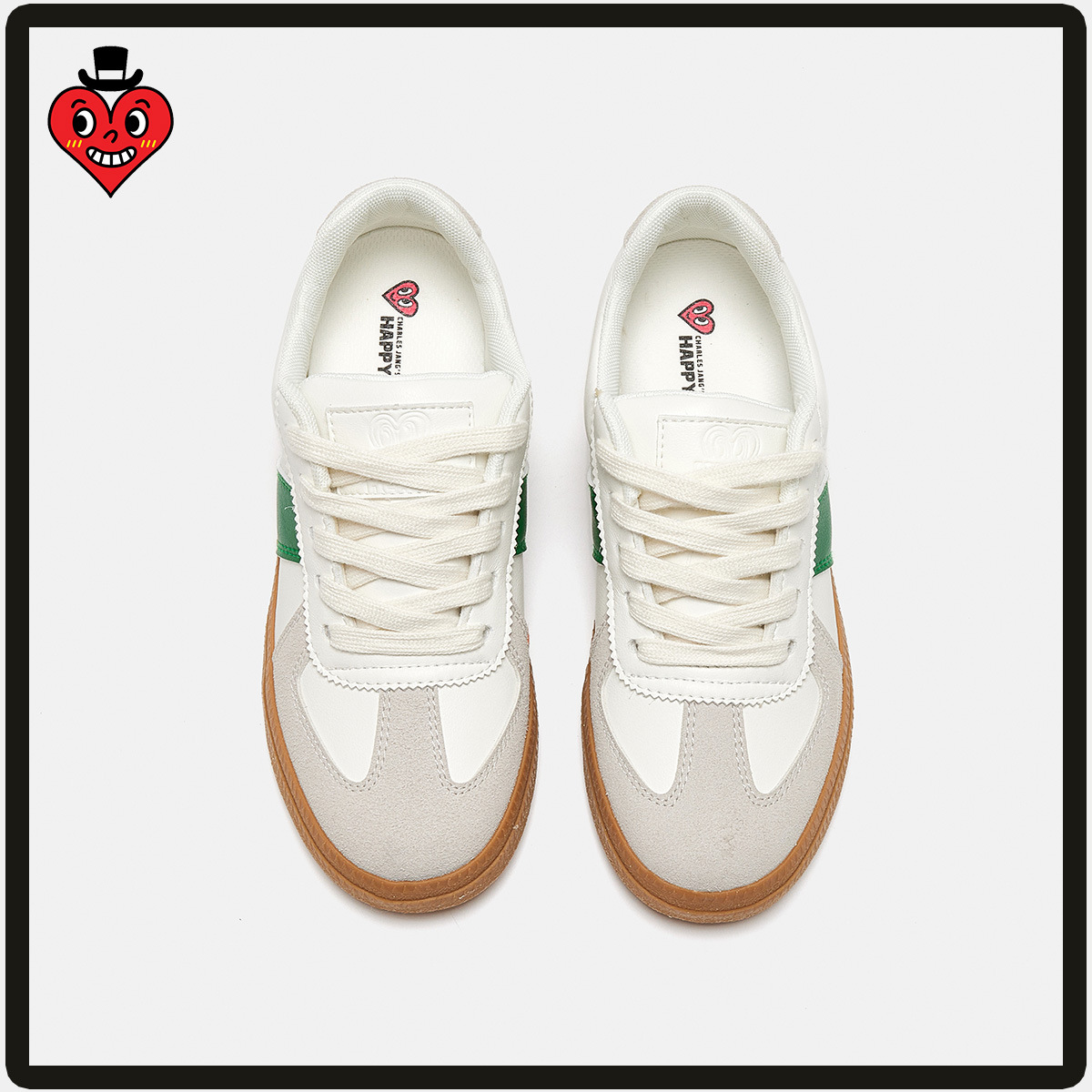 charles charles 도넛 커플 조커 슈즈 여성 빈티지 스니커즈 스니커즈