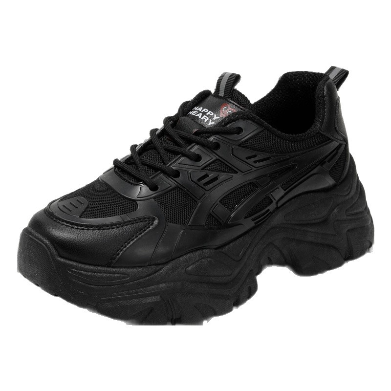 charles charles 복숭아하트 봄 & 가을 캐주얼 복고풍 와일드 스니커즈 할머니 신발 할머니 가을 아버지 신발