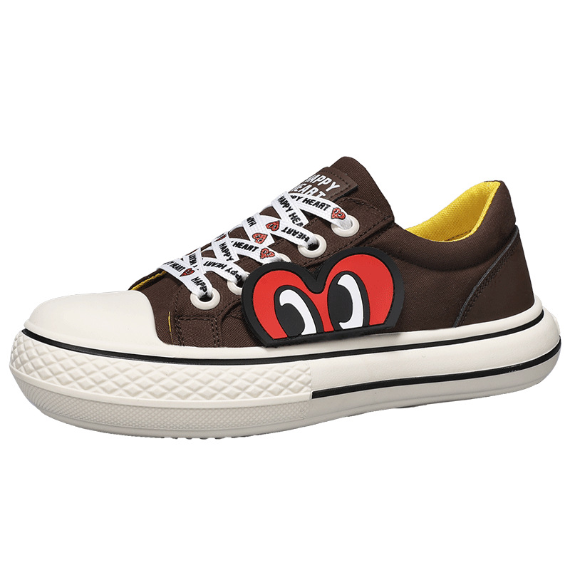 charles charles 하트 편안한 캐주얼 어디에나 매치할 수 있는 가볍고 스포티한 남성용 슈즈 캔버스