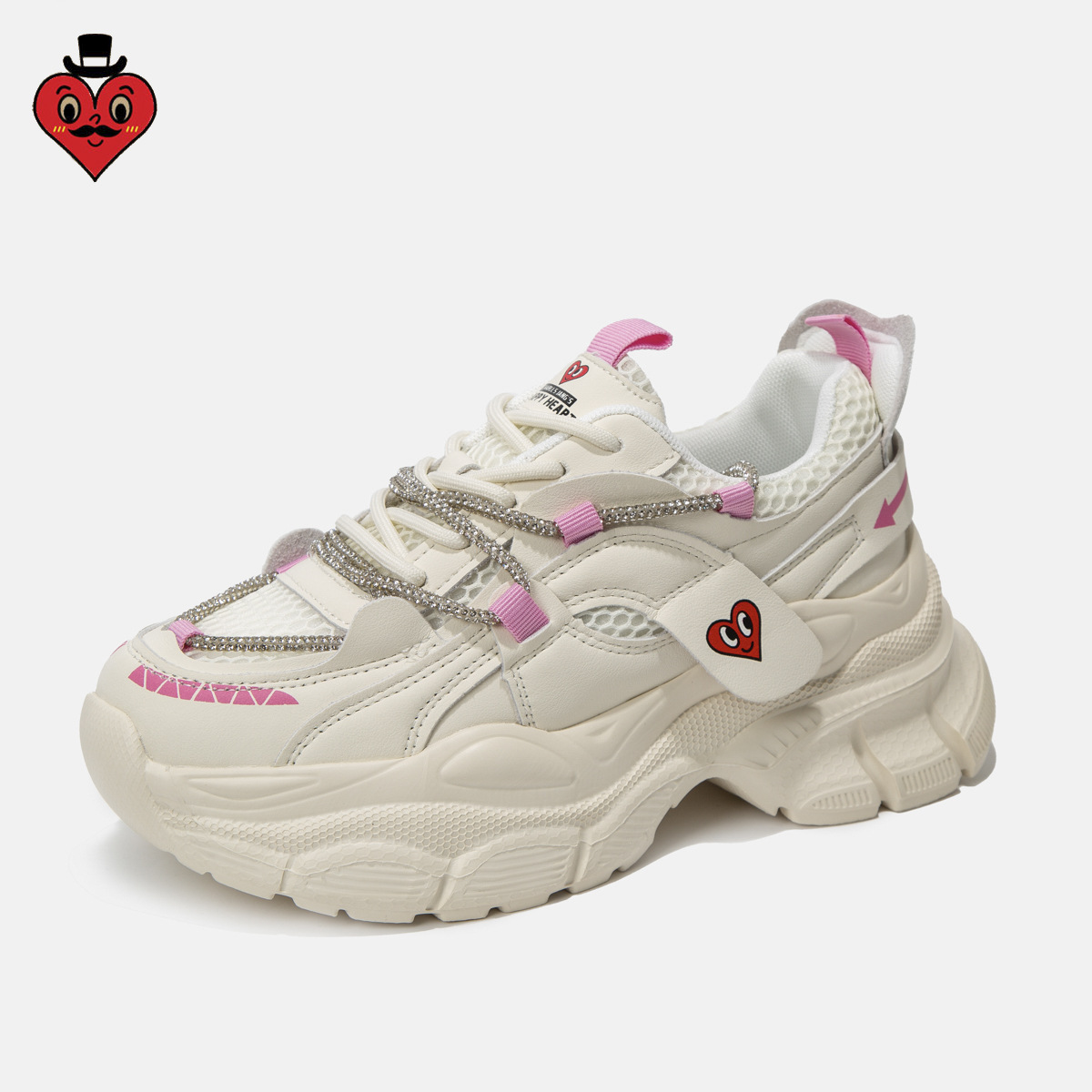 charles charles 아빠 도비 구두 통풍이 잘 되는 패션 둥근 머리 스트랩이 편안하며 여성용 캐주얼화