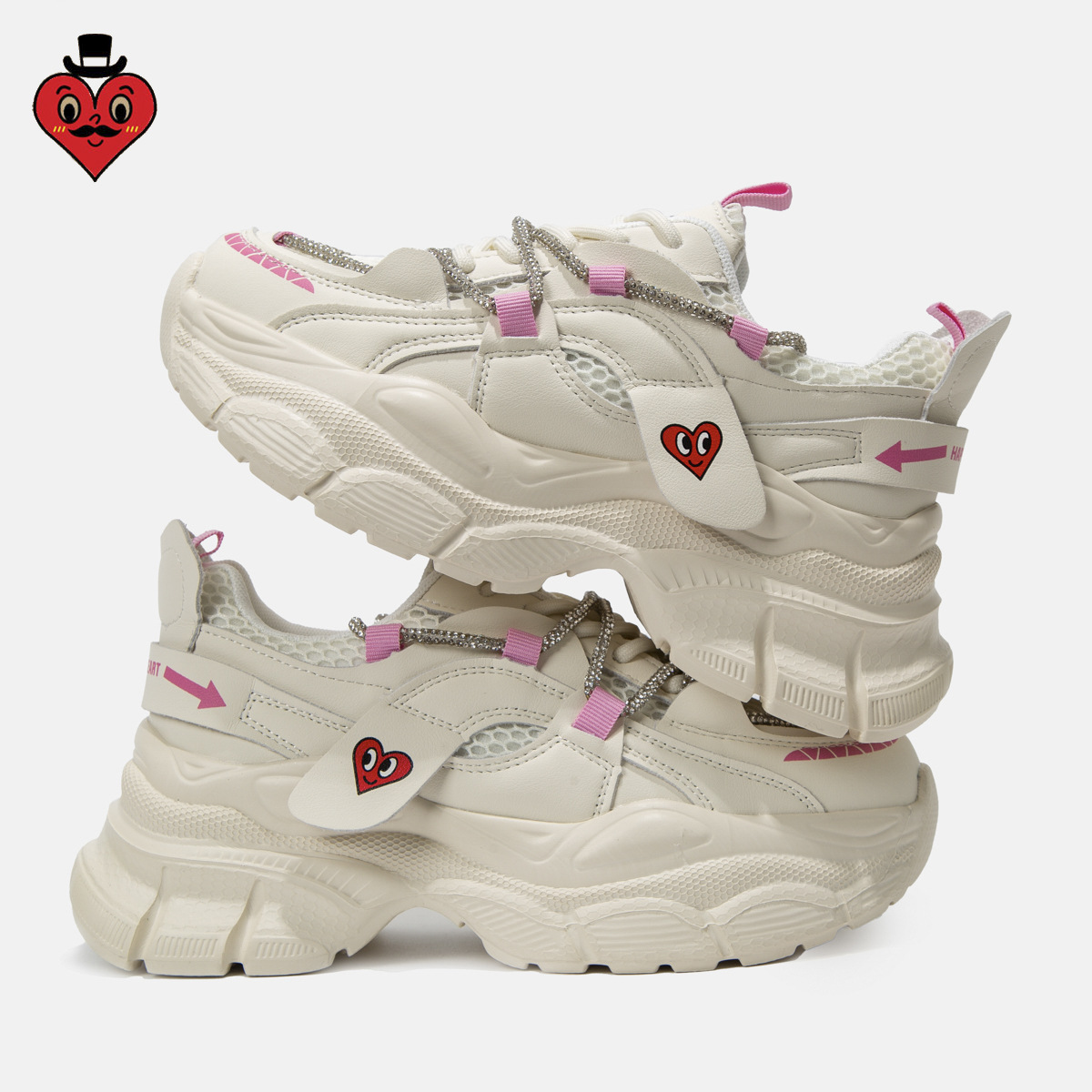 charles charles 아빠 도비 구두 통풍이 잘 되는 패션 둥근 머리 스트랩이 편안하며 여성용 캐주얼화