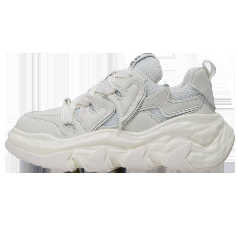 charles charles 도너츠 스니커즈 캐주얼하고 여성스러운 러닝용 키높이화