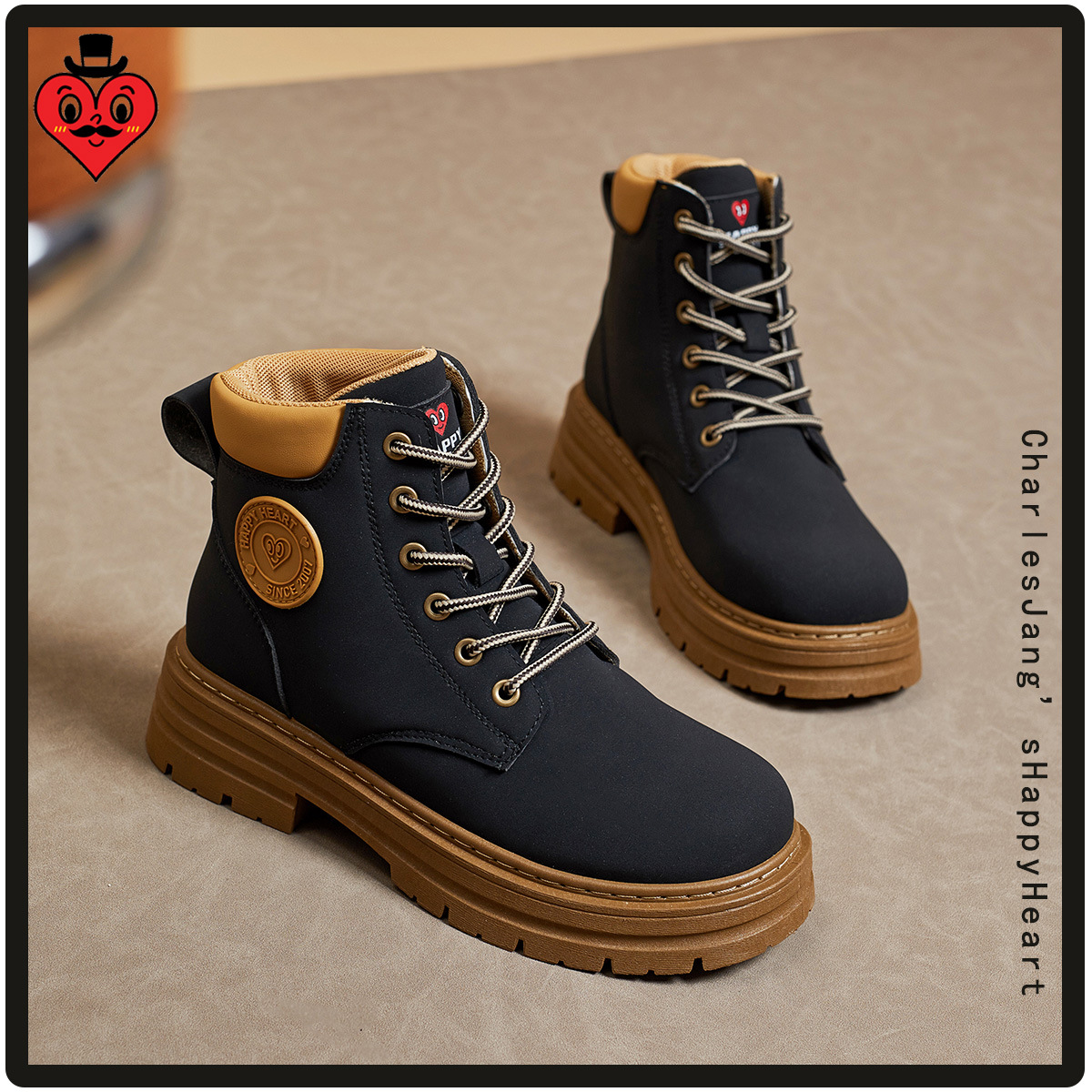 charles charles 도트우먼 편안하고 스포티하며 어디에나 잘 어울리는 마틴부츠 앵글우먼 부츠우먼