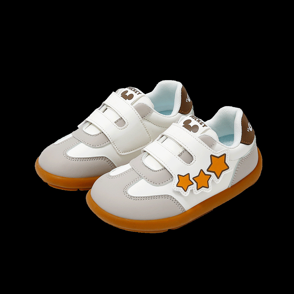 디즈니 베이비 슈즈 베이비 별 아동화 미끄럼 방지 부드러운 바닥 남녀 아동화 워킹화 캐주얼화
