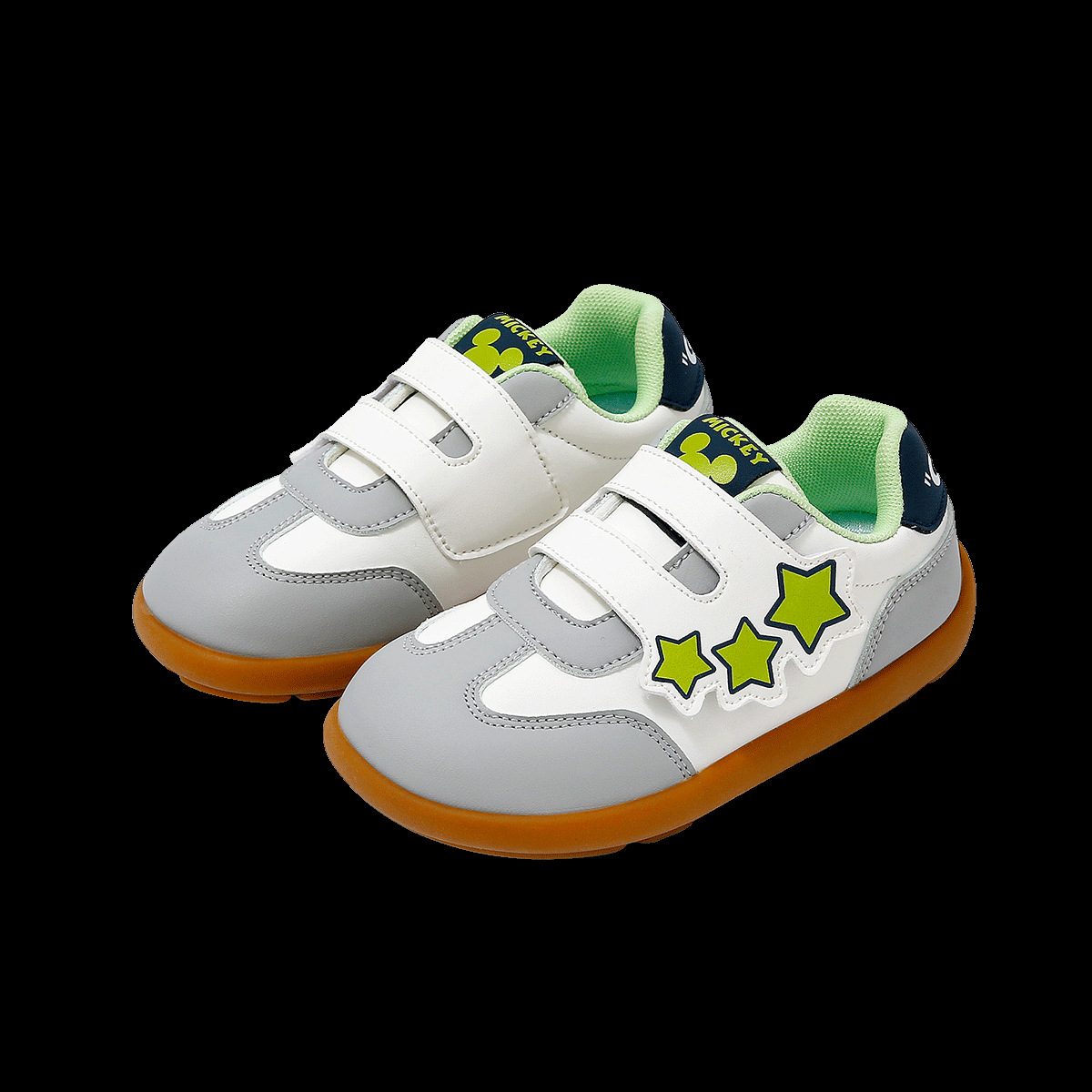 디즈니 베이비 슈즈 베이비 별 아동화 미끄럼 방지 부드러운 바닥 남녀 아동화 워킹화 캐주얼화