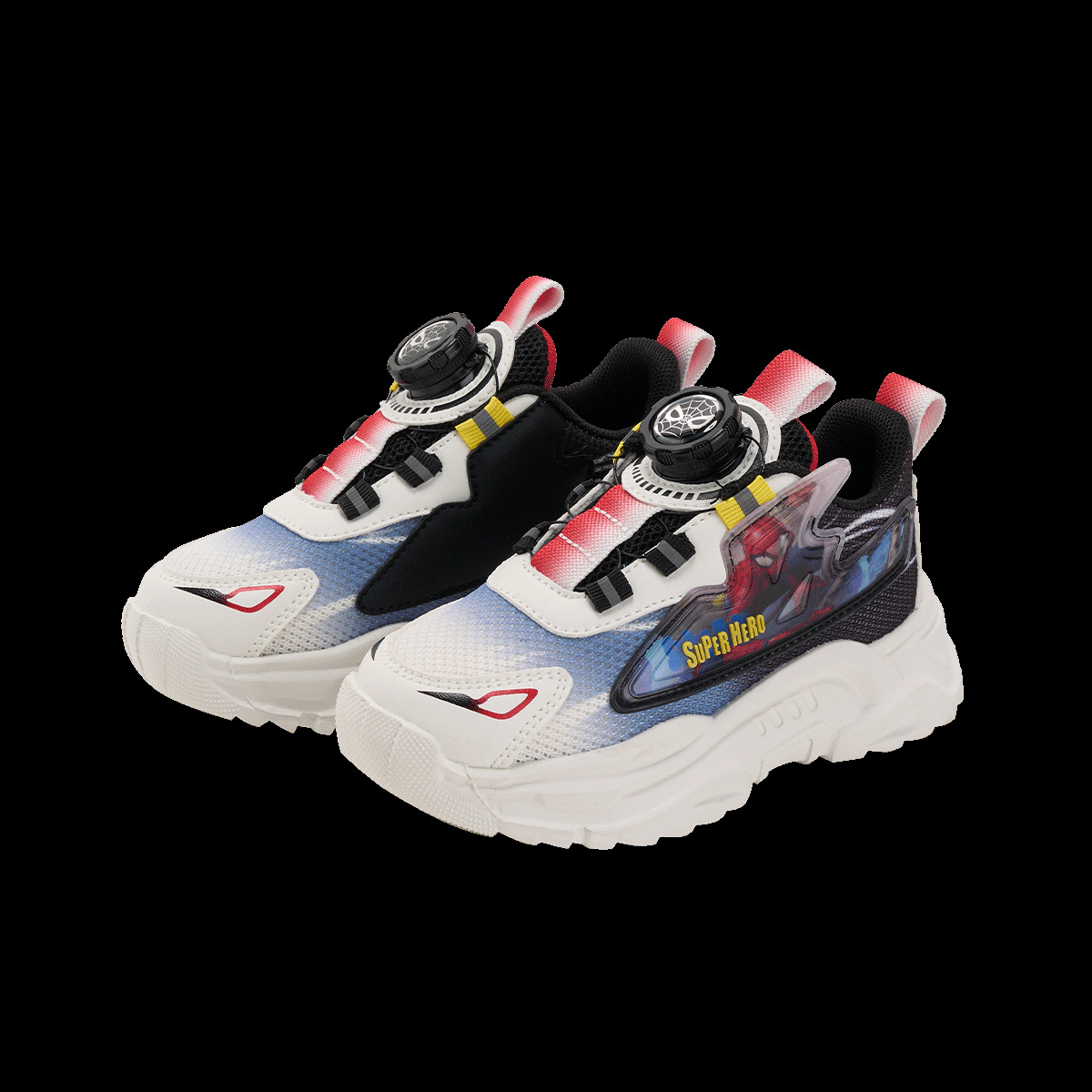 디즈니 디즈니 스파이더 맨 공동 신발 러닝 슈즈 넷 통풍 키즈 러닝 슈즈