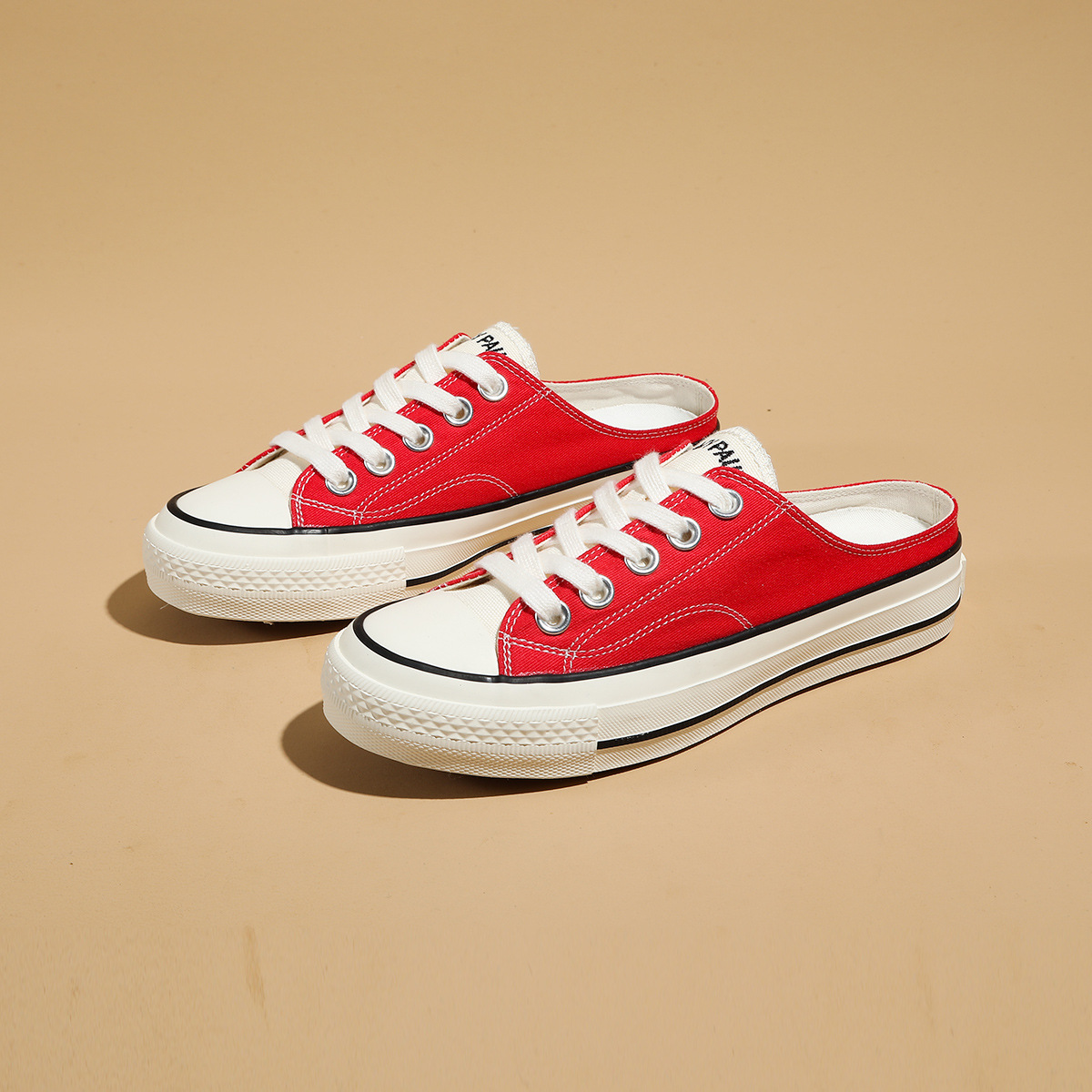 폴프랭크 몽키 슈즈 캔버스 슈즈 캐주얼한 슬리퍼 플랫 편안하고 한 발에 슬립온