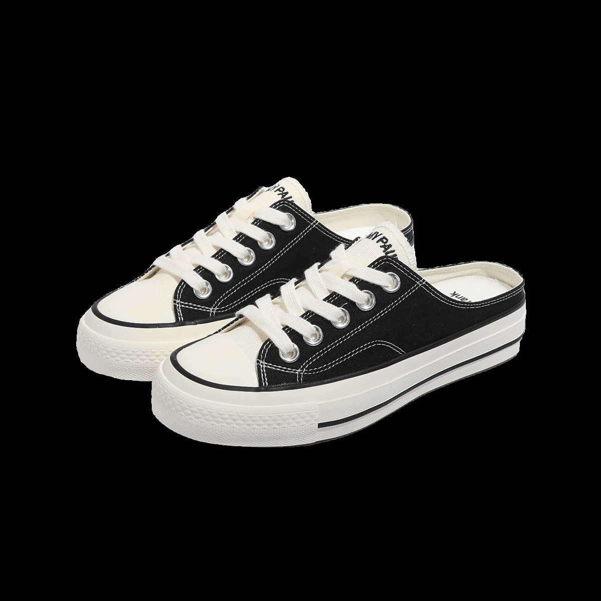 폴프랭크 몽키 슈즈 캔버스 슈즈 캐주얼한 슬리퍼 플랫 편안하고 한 발에 슬립온