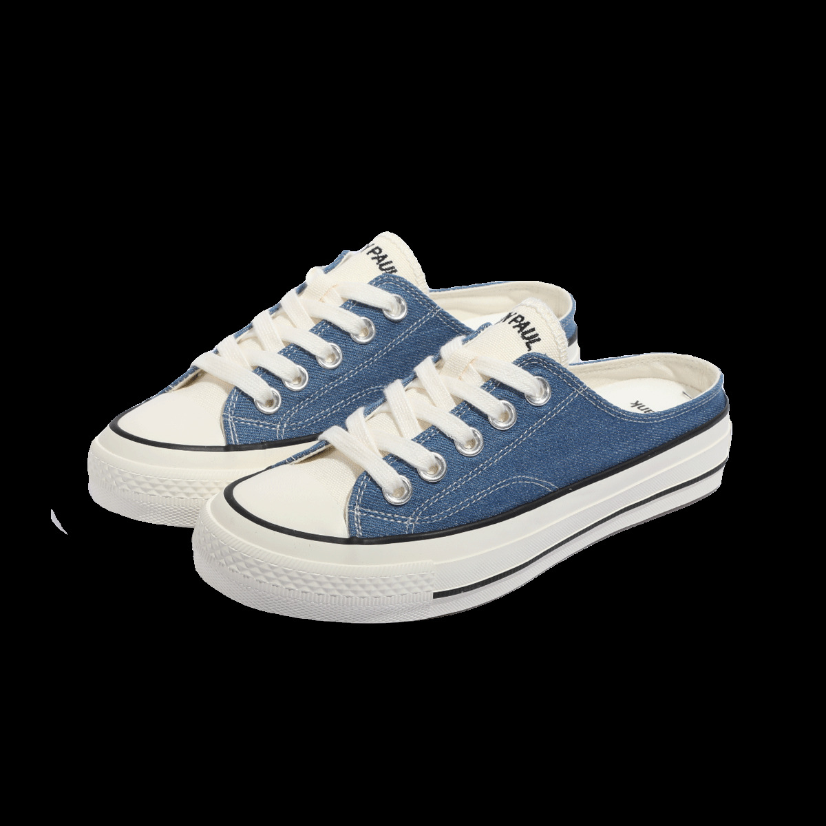 폴프랭크 몽키 슈즈 캔버스 슈즈 캐주얼한 슬리퍼 플랫 편안하고 한 발에 슬립온