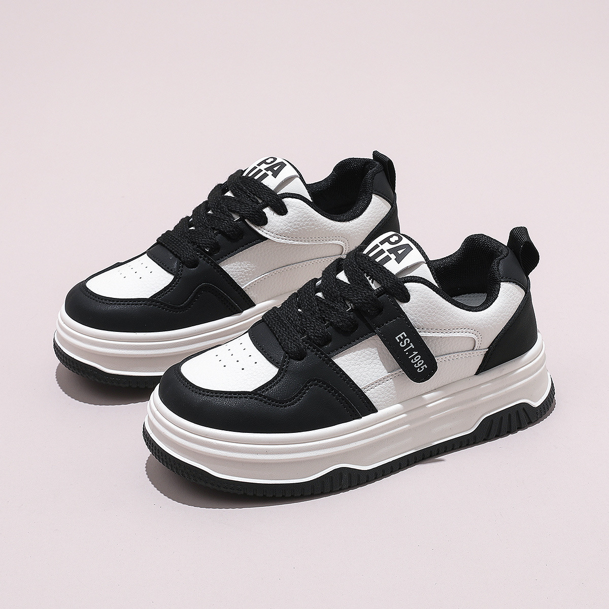 paulfrank 흑백 판다 유행 빵구두 여성화 독일화 스포츠 캐주얼 신발 패션 신발