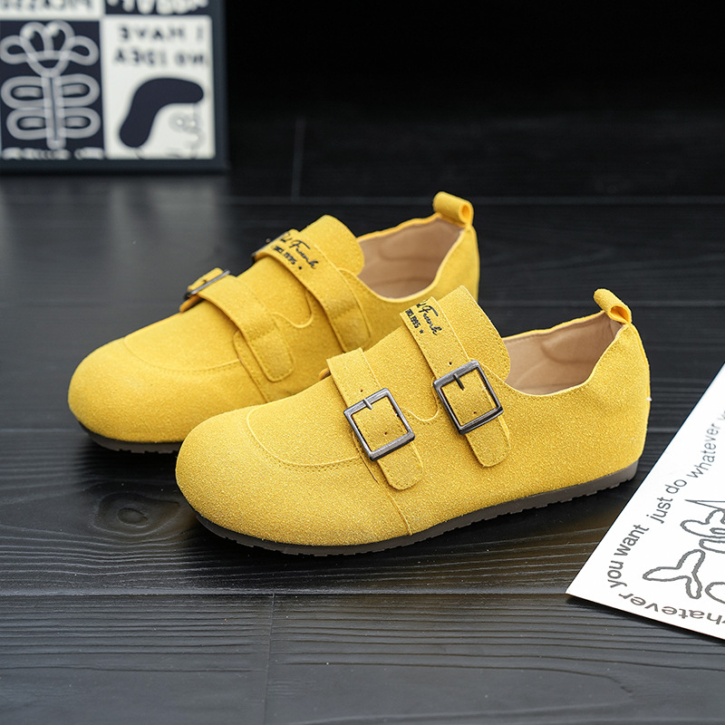 폴프랭크 몽키 버켄슈즈 편안하고 플랫 쿠션솔 빈티지한 심플슈즈