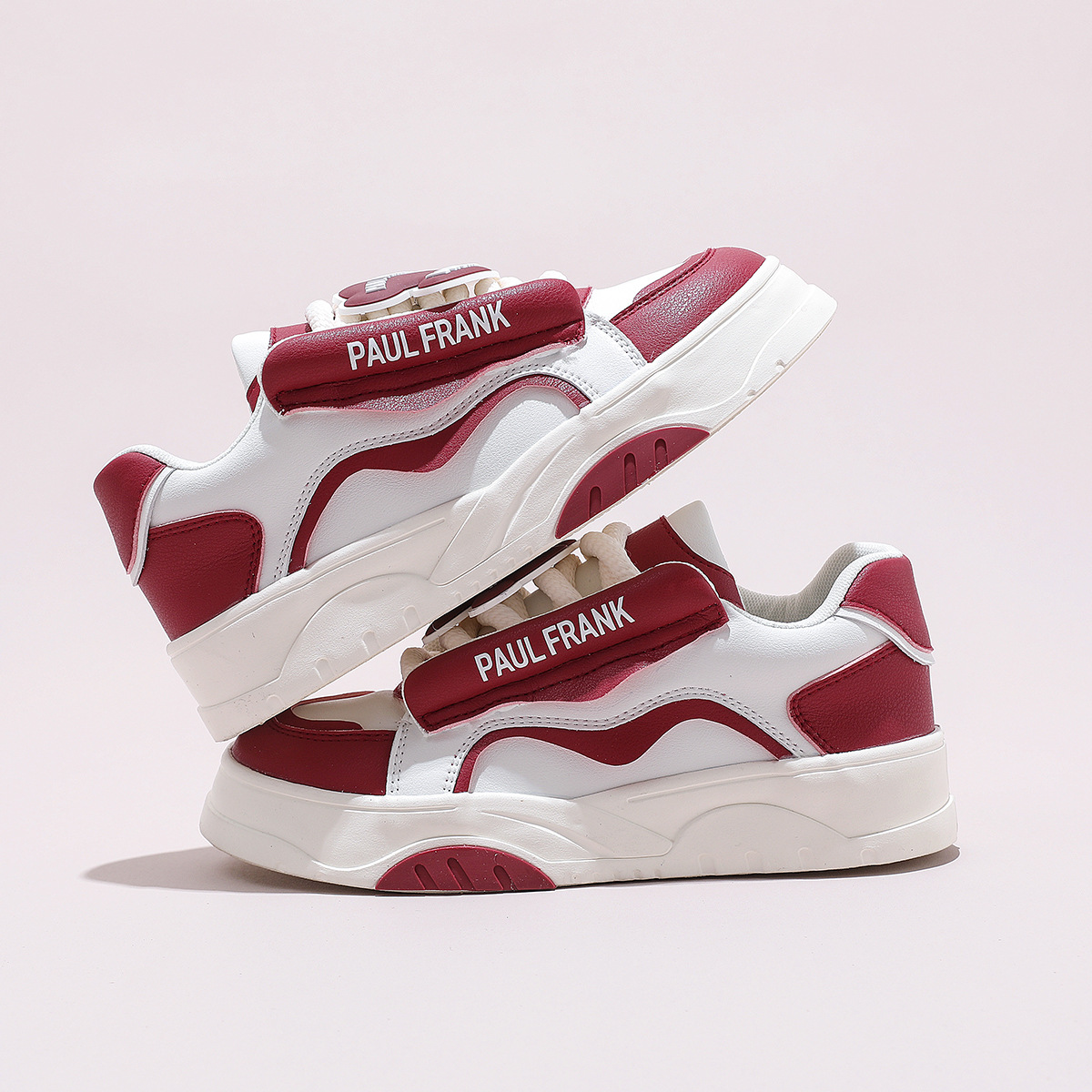 폴프랭크 몽키 스타일의 편안한 스니커즈 스쿨룩 키높이 캐주얼화