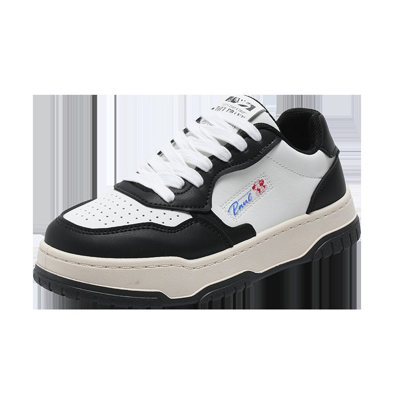 폴프랭크 원숭이 로우 스니커즈 통굽 팬더색 스니커즈 어디에나 어울리는 편안한 스니커즈 복고풍