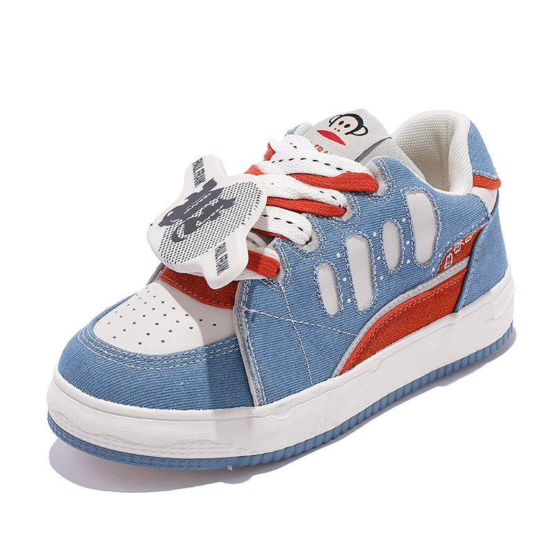 폴프랭크 원숭이 남녀 구두 두꺼운 바닥 남녀 빵구두 작고 흰 구두 스포츠 레크리에이션 운동화