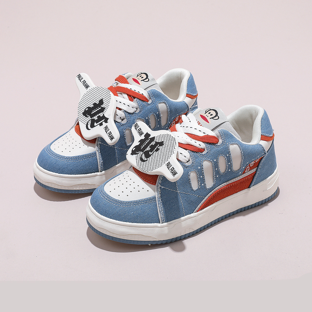 폴프랭크 원숭이 남녀 구두 두꺼운 바닥 남녀 빵구두 작고 흰 구두 스포츠 레크리에이션 운동화